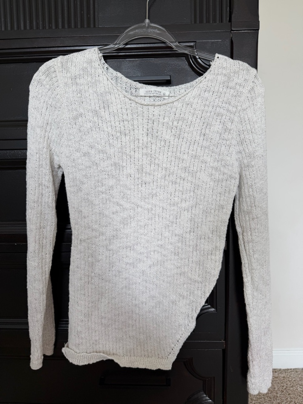 Light White Knit Women's Sweater